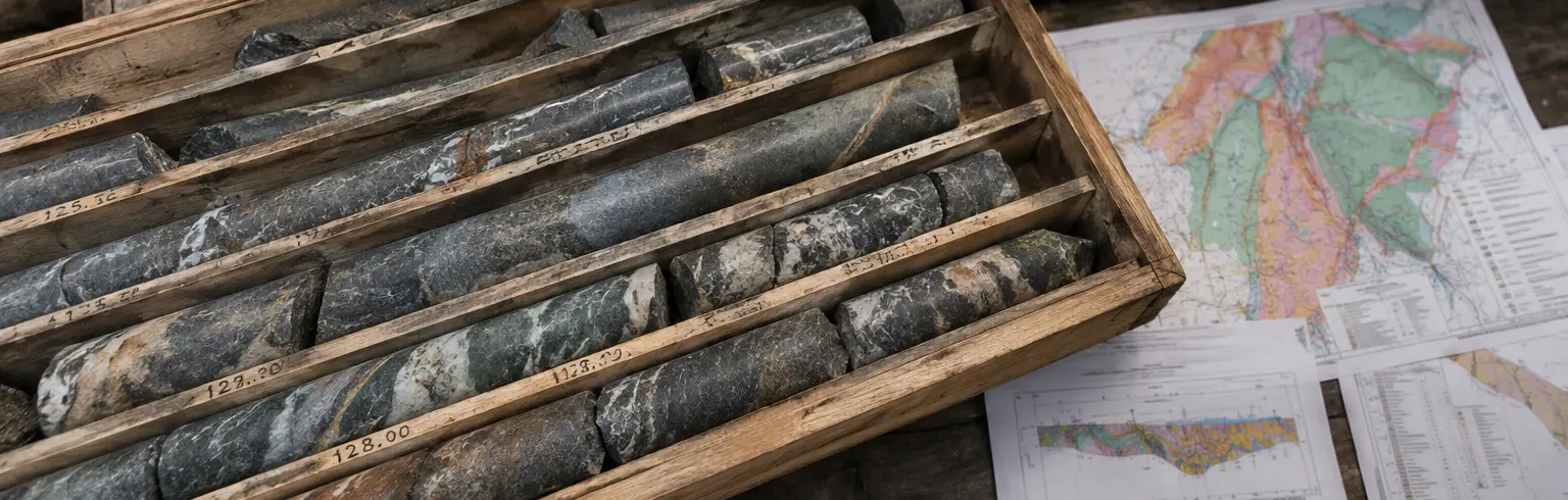 Geological samples, maps and field materials